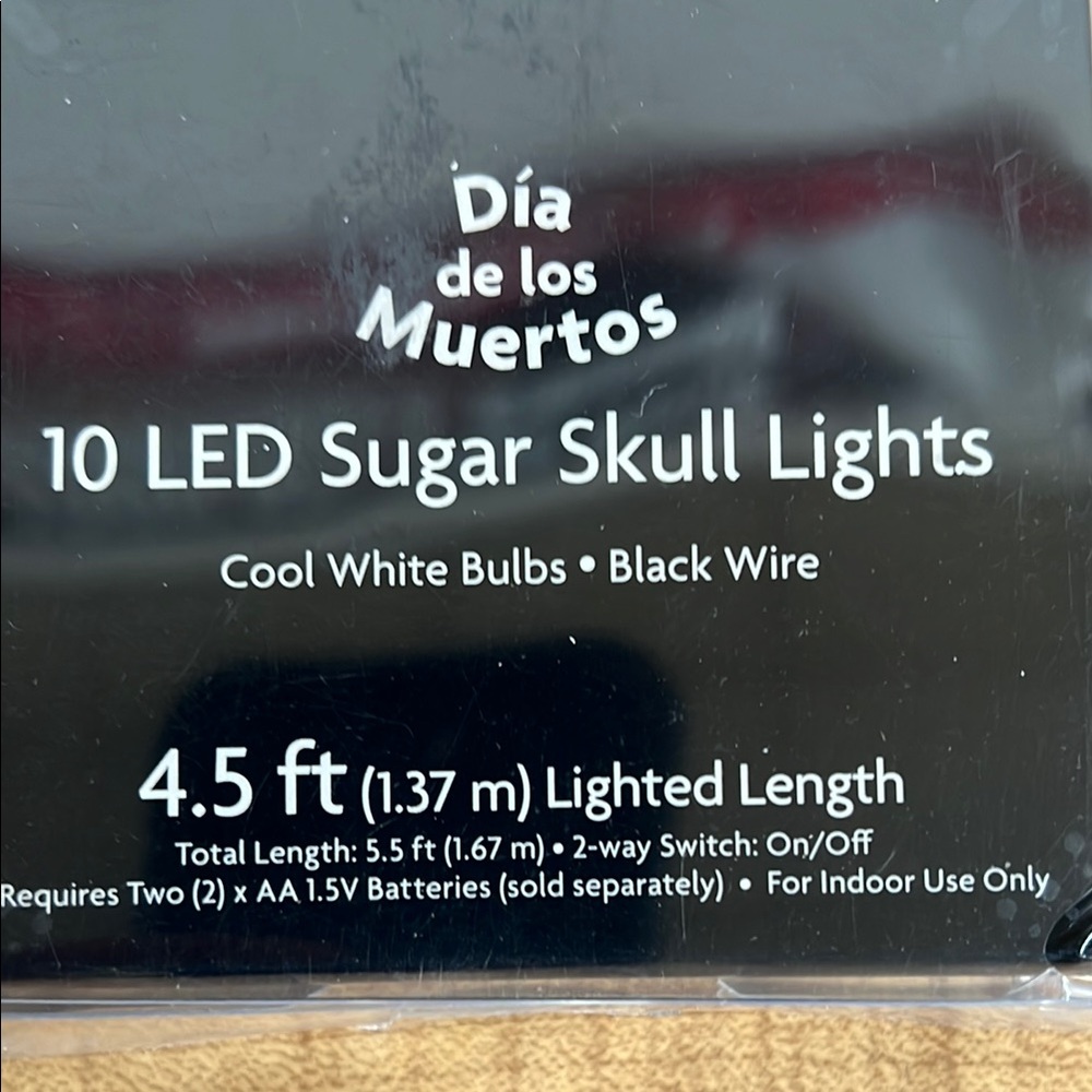 New 2 Boxes Of 10 LED Sugar Skull Lights